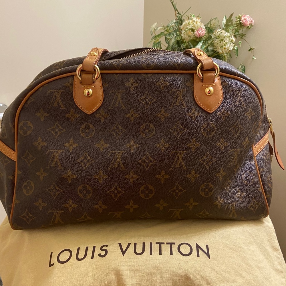💯 Authentic Louis Vuitton Montorgueil Satchel - Picture 6 of 8